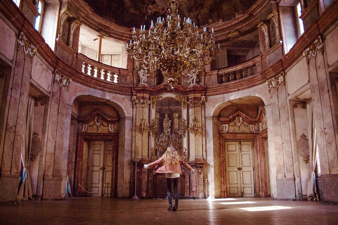 The dance hall of the Colloredo-Mansfeld Palace